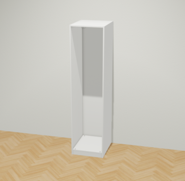PAX Garderobeskapstamme 50x58x201cm